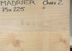 MADRIER CHOIX 2 TRAITE 75 X 225