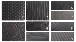 MDF FIBRACOLOUR TEX TRAMA NOIR 19MM TEINTE STRUCTURE