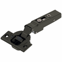 ENS. CHARNIERE EMBASE BLUM NOIR INOX Ref 2