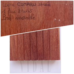 LAME TERRASSE CUMARU ROUGE 21X145 2F LIS