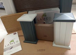 KIT FIXATION LAMEO VIS+CLIP(DEBUT-FIN) INOX LAQUE NOIR / 1 BOITE POUR 5 M² A POSER SELON LES REGLES