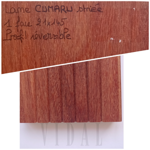 LAME TERRASSE CUMARU ROUGE 21X145 2F LIS